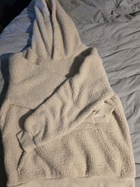 Source Unknown Cream Sherpa Hoodie